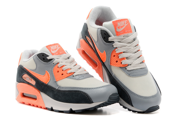 air max 90 gris orange